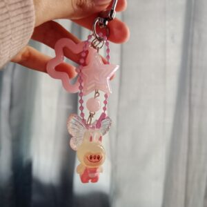 Bag Charm/Key Chain Labubu Pink