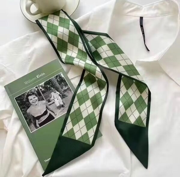 Agryle Grove - Twilly Scarf Hijau Klasik